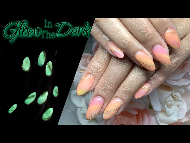 $10 GLOW IN THE DARK acrylic nails at home 