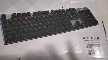 AOC GK410 brown switch unboxing part 1