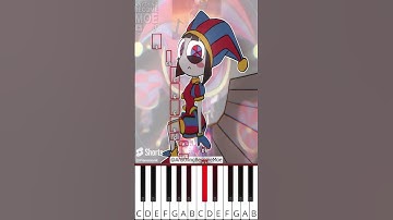 Pomni & Jax ❤️ (@AnythingBecomeMoe) The Amazing Digital Circus Animation - Octave Piano Tutorial