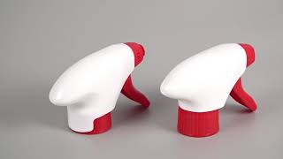 Wholesale Free Sample Design Logo Red Plastic Trigger Sprayer