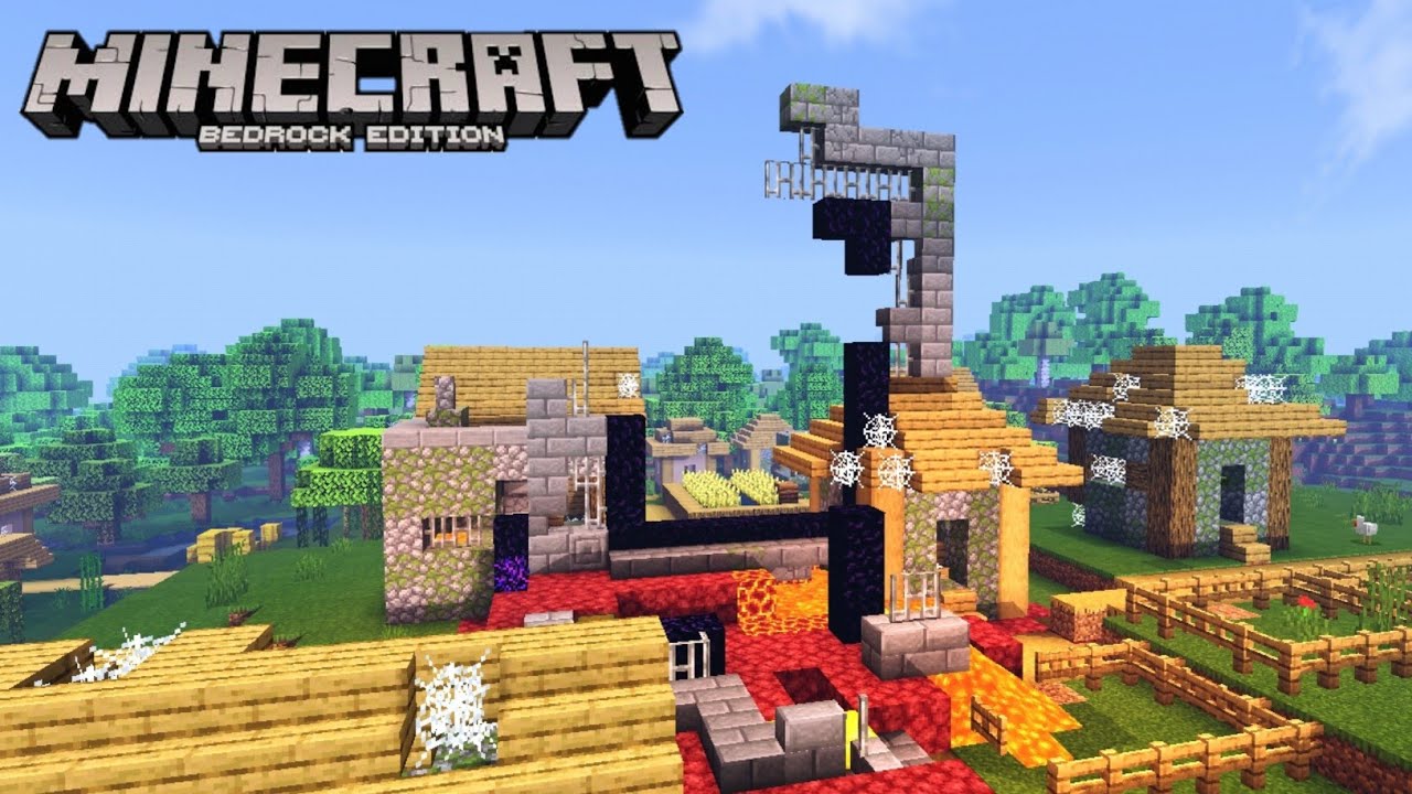 4 Best Village Seed in Minecraft Bedrock (ft. 8 blacksmith) - YouTube