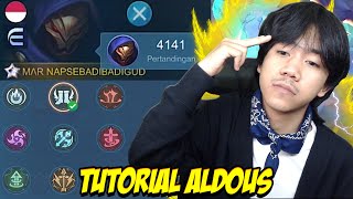 GAMEPLAY ALDOUS SPESIAL 4141 MATCH   TUTORIAL TIPIS TIPIS - Mobile legends