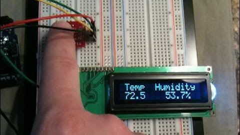 Arduino + Temp/Humidity + LCD