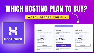 Hostinger Hosting Plans Explained | Which Plan is Right for You?