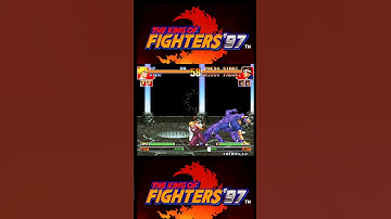 The Kof 97 King Vs Shingo #kof #multiplayer #mame