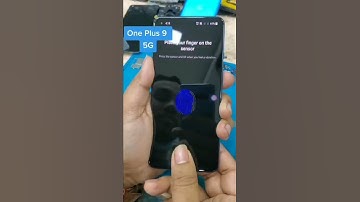 One plus 9 5G in display finger technology 🤔  || update technology || #shorts