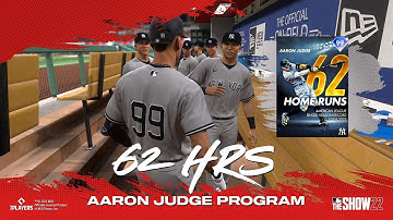 Aaron Judge 62 HR Milestone Program | MLB The Show 22