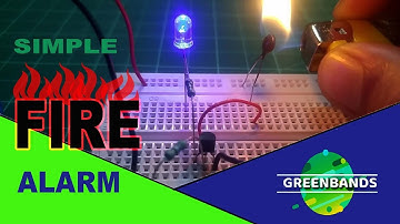 how to make a simple  FIRE ALARM using thermistor