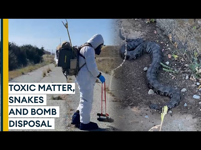 How Army bomb disposal experts tackle toxic threats 