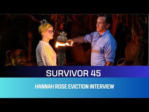 Surviving 'Survivor:' Hannah Rose has spoken