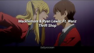 Macklemore & Ryan Lewis; Ft. Wanz - Thrift Shop [Lyrics en Español]