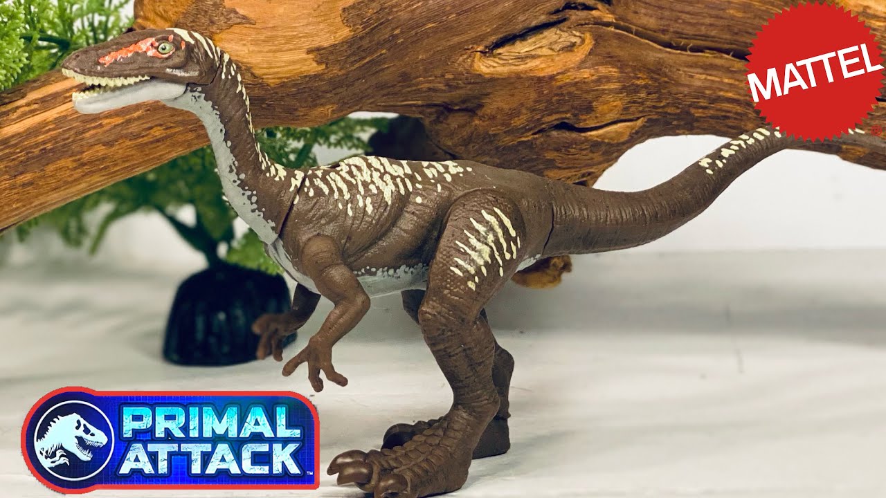 Mattel Jurassic World Primal Attack Ornitholestes Review!!