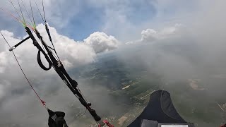 Parapente - Sous les nuages Entre Banon et Rustrel