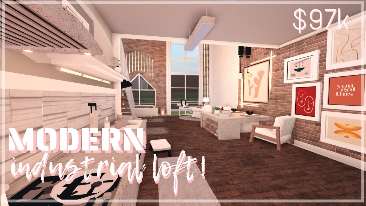 Modern Industrial Loft 97k Roblox, to Bloxburg YouTube