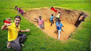 Escape The Deep Hole Challenge 🥵🥵 Telugu Experiments
