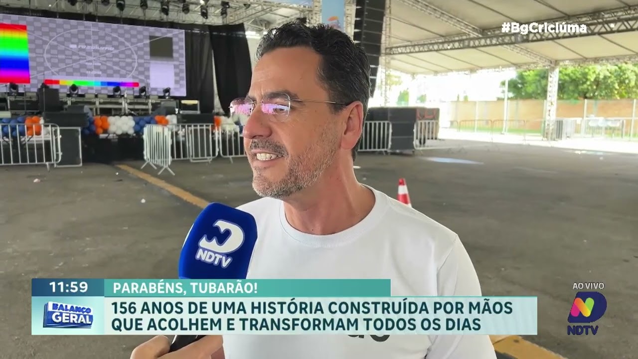 Tubarão celebra 156 anos com programação especial na cidade