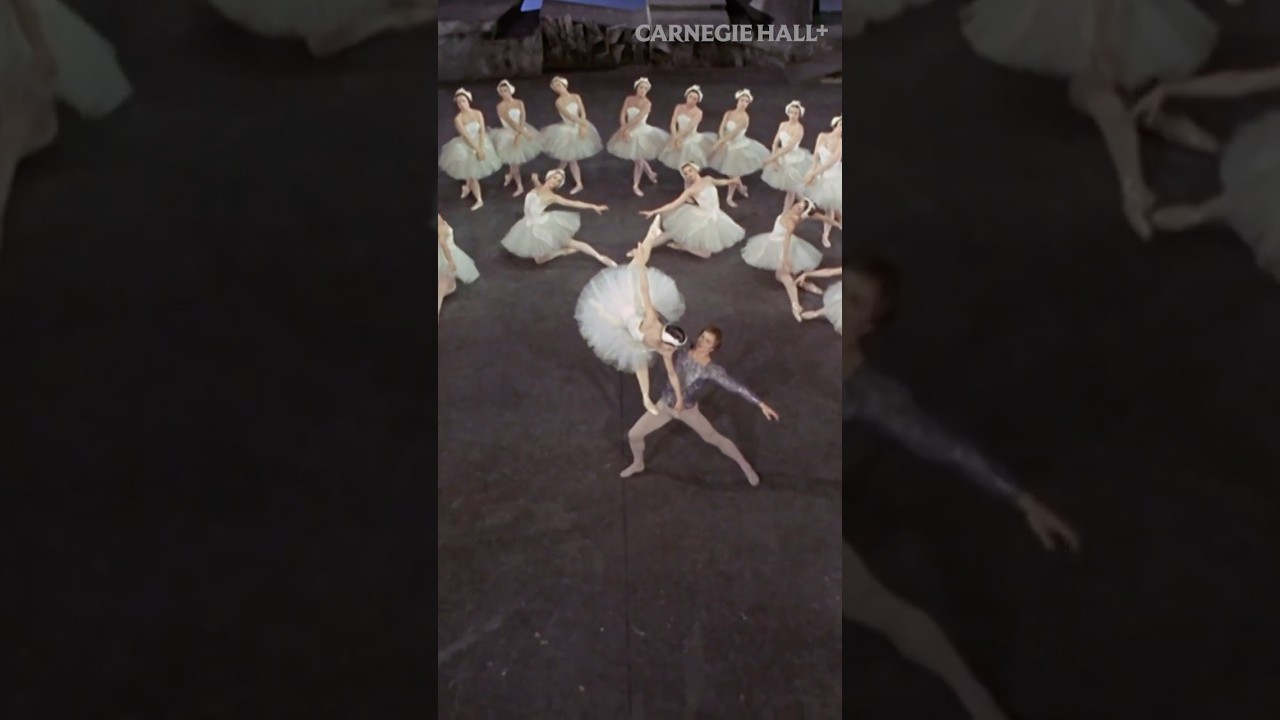 Margot Fonteyn and Rudolf Nureyev in a historic performance of Tchaikovsky’s “Swan Lake” from 1964.