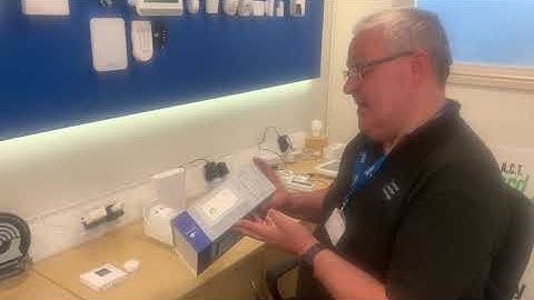 A very nice looking alarm keypad from JCI