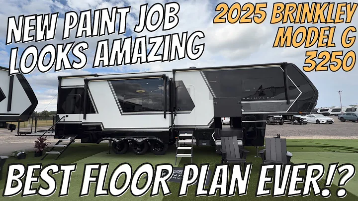 ALL NEW BRINKLEY PAINT JOB | 2025 Brinkley Model G 3250 | AMAZING INTERIOR