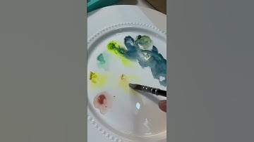 Màu Gouache có vẽ như màu nước được không?  #sunshineart #diy #art