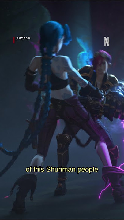 A Shuriman warning for Vi and Jinx. #arcane  #vi  #jinx