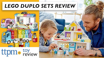 LEGO Duplo Modular Playhouse, Bakery, Alphabet Truck, and Tower Crane & Construction from LEGO