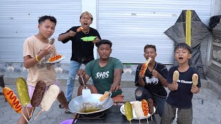 RAMA DAN SOPO JUALAN CORNDOG!!, ADA BERMACAM RASA!!