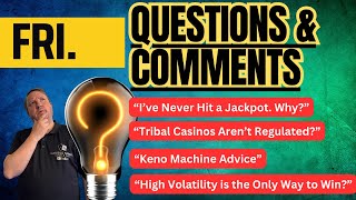 Slot Tech Responds to YOUR Questions & Comments ❓ Q&A Fridays on Gamble Smart!