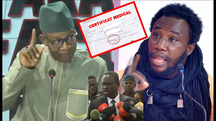 Graves révélations de Me Moussa Diop Certificat Médical de Azoura "C'est un militant de Pastef qui a