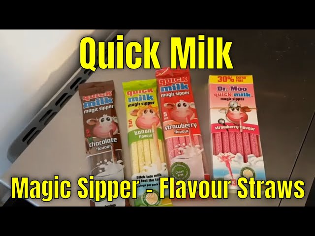 Quick Milk - Magic Sipper - Flavour Straws 