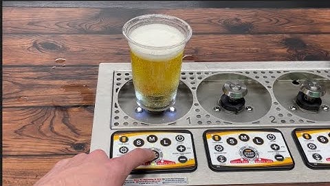 Programming a Bottoms Up beer system cup size