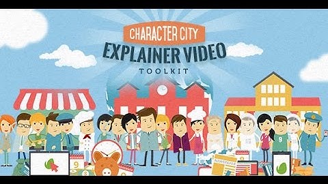 Mega Explainer toolkit | Character city | After Effects Template