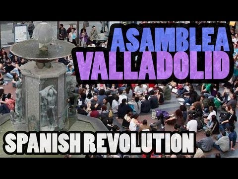 Asamblea en Valladolid - Democracia Real YA. (Span...