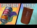 Trying canned bread from spongebob