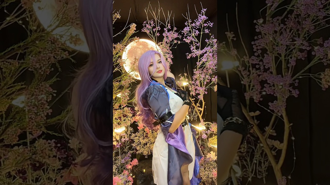 One more cosplay transition to Jade from HonkaiStarRail 💜 #cosplay #honkaistarrail #hsr #jade