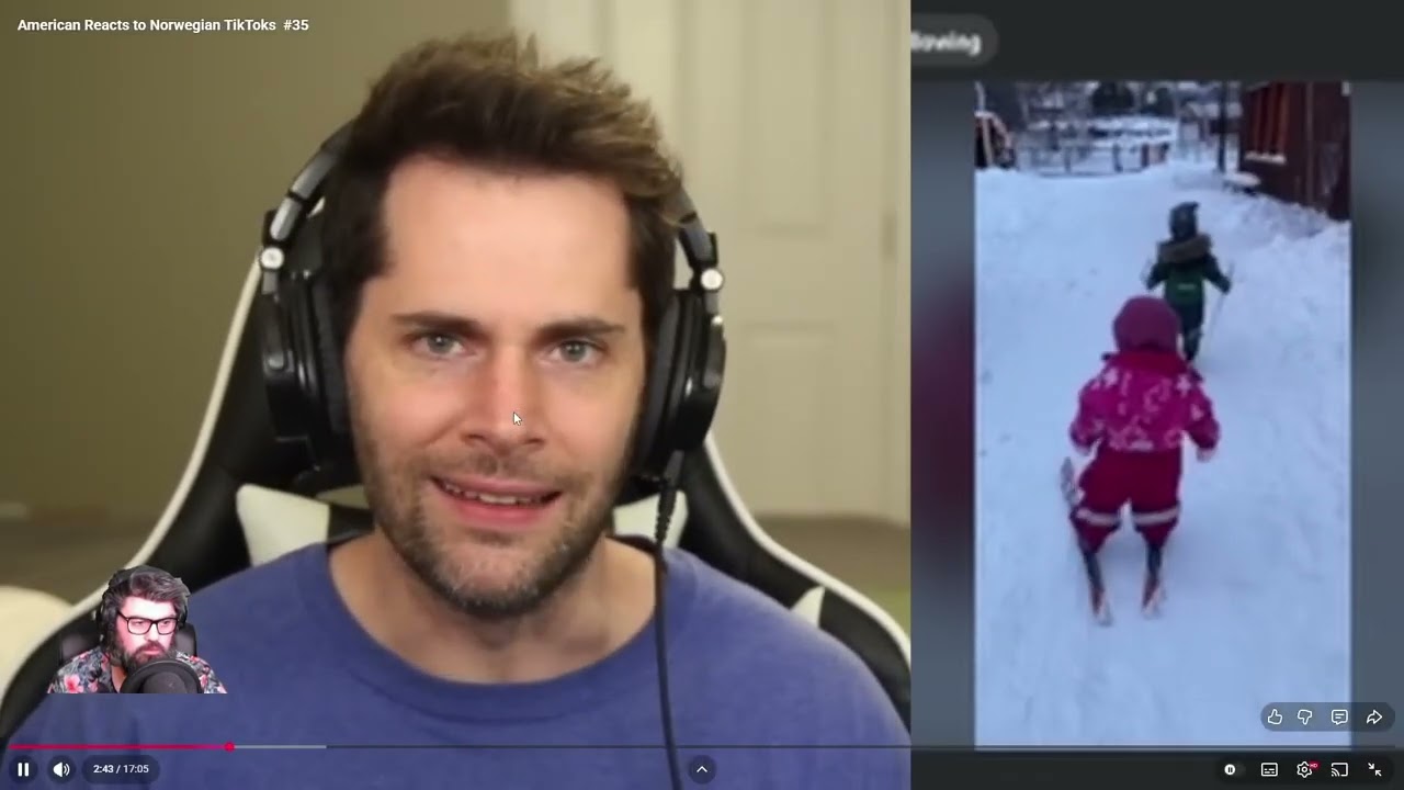 blogg tv ser en vido på youtube og reacte American Reacts to Norwegian TikToks #35 #reacted