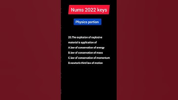 NUMS physics 2022 keys |NUMS mcat 2022 keys |PHYSICS PART 25| @mdcattest  #shorts #youtubeshorts