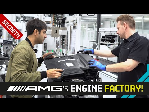 Mercedes-AMG Engine Factory!! + Official CUSTOM AMG Studio!!