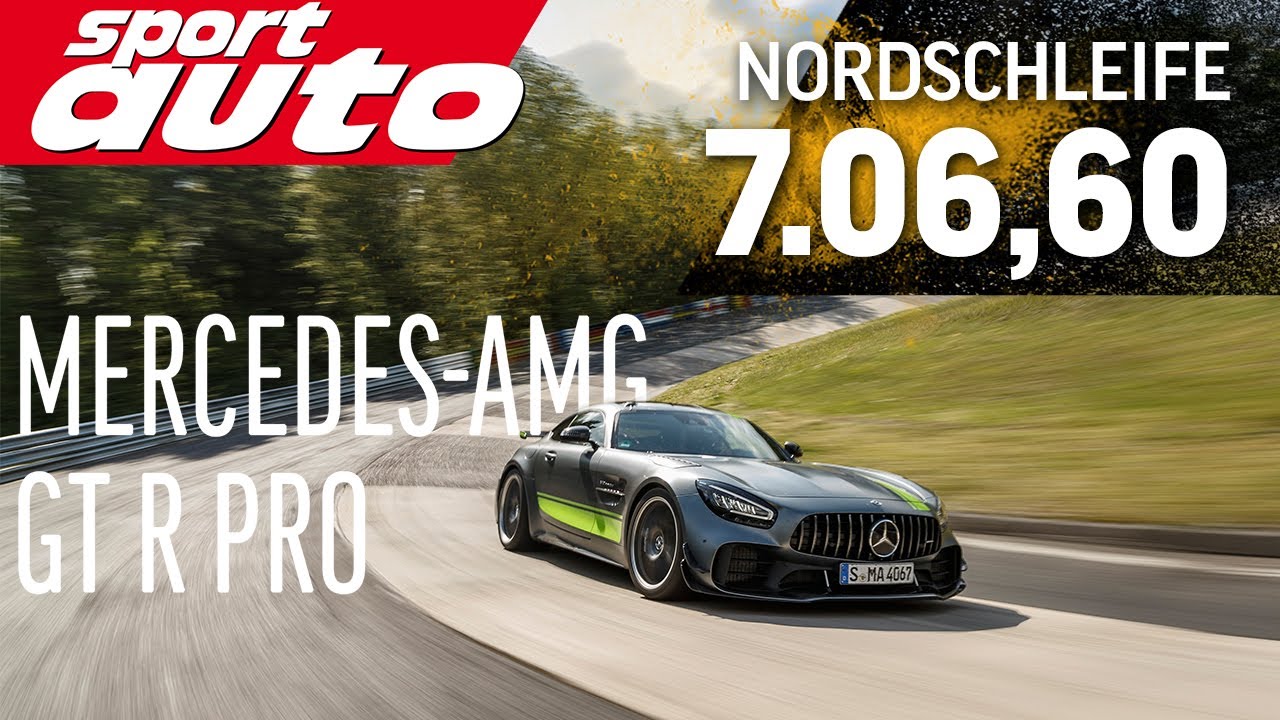 Mercedes Amg Gt R Pro Hot Lap Nordschleife Sport Auto Supertest Youtube