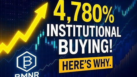 BMNR Institutional Buying Explodes 4,780% — Massive Signal for Ethereum Treasury Stocks