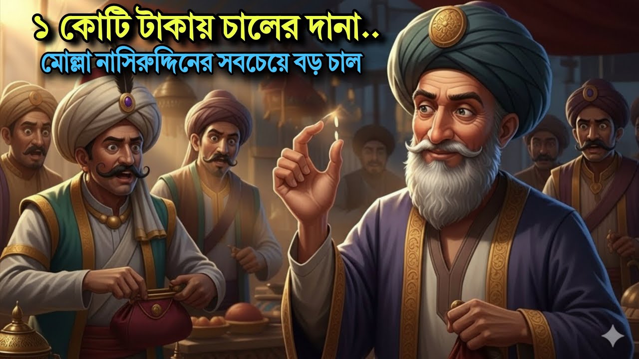 ১ টি চালের দানা ১ কোটি, মোল্লা নাসির উদ্দিনের সবচেয়ে বড় কৌশল || মজার গল্প || Suraia Voice 