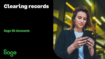 Sage 50 Accounts (UK) - Clearing records - Customers, Suppliers and Nominal codes