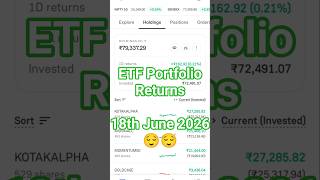 My ETF Portfolio Review | 18th June 2026 |Swing X Compounding#stockmarket #growth #etfportfolio #etf