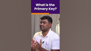 Software Testing Question | What is Primary Key? | #shorts #kiransir