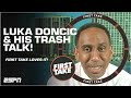 Stephen A. & Kendrick Perkins ABSOLUTELY LOVE Luka Doncic’s trash talk! 🔥 | First Take