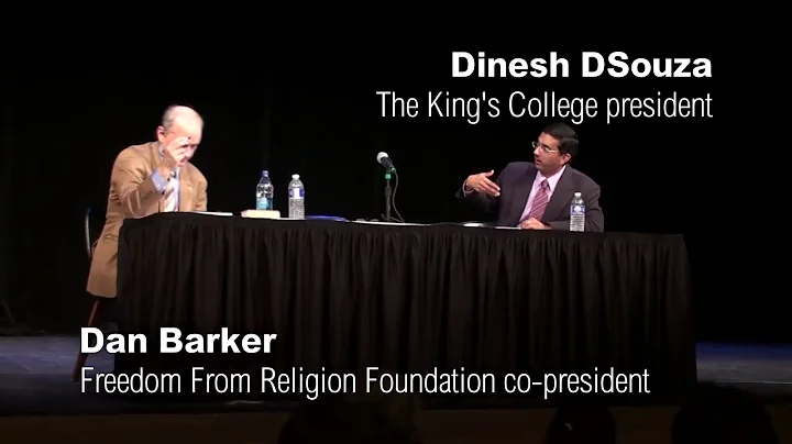 Athiest Dan Barker Debates Christian Dinesh D'Souza - Cross Examination Highlights