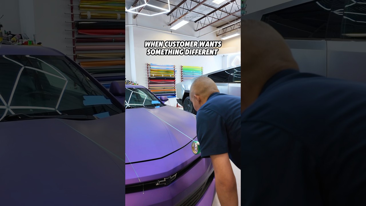 Client wanted something different! Ever seen how rally stripes are done? 🔥 