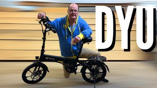 DYU A1F Pro 16 Inch Folding Electric Bike Unboxing and Ride #ebike