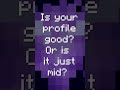 Is your profile good? Or is it just mid? #105 - zztempest #hypixelskyblock