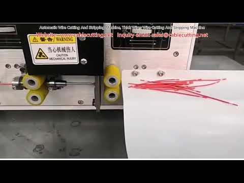 Automatic Wire Cutting and Stripping Machine for Thick Wires
